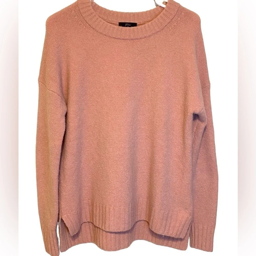 J.CREW Merino Wool/ Alpaca blend Oversized Crewneck Supersoft Sweater Size XS
